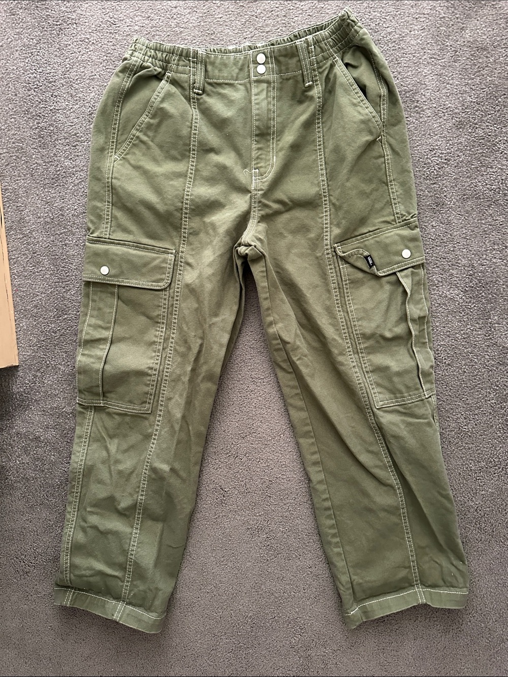 Vans green cargo pants